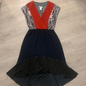 Elegant Multicolor Maxi Dress